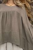 Made in Italy Santos Artist Smock Earth - 